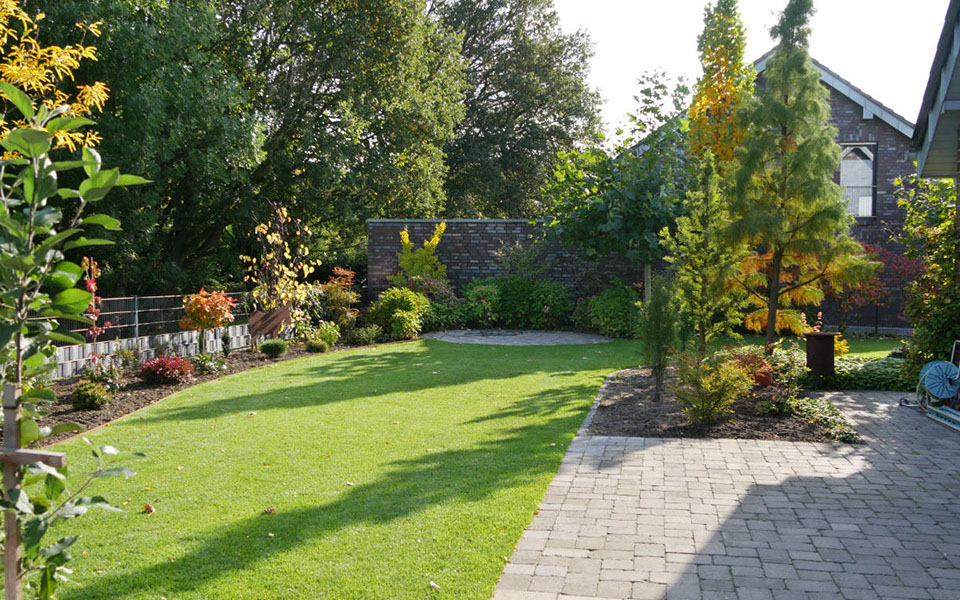 Ostterrasse und Beet wurden erweitert, Gartenplanung, Gartengestaltung, Wesel, Gilhaus