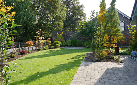 Ostterrasse und Beet wurden erweitert, Gartenplanung, Gartengestaltung, Wesel, Gilhaus