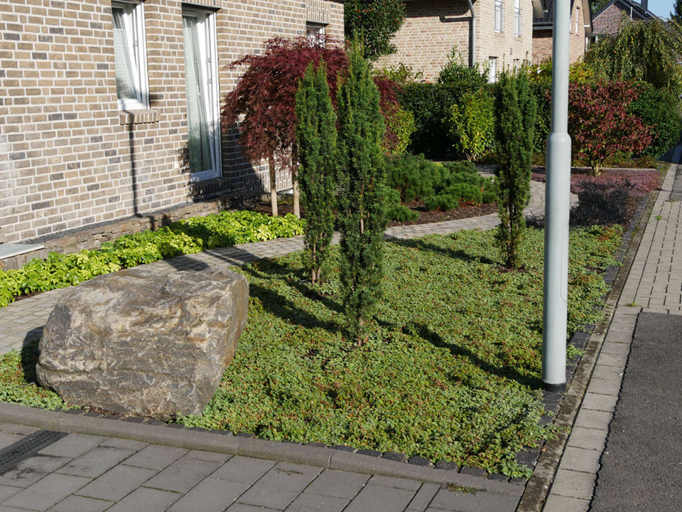 Vorgarten, Beetgestaltung, Pflasterung, Gartendesign, Gartengestaltung, Wesel