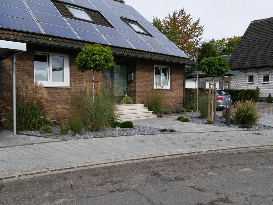 Gräser, Beetgestaltung, Vorgarten, Gartengestaltung, Gartenbau, Wesel, Gilhaus